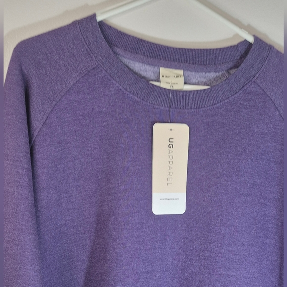UG Apparel Purple Pullover Sweatshirt Women's Size XL NWT - Picture 3 of 9